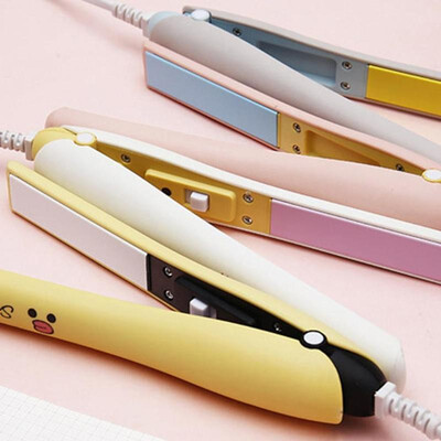 

Cartoon Mini Hair Straightener Ceramic Electric Hair Styling Curling Iron
