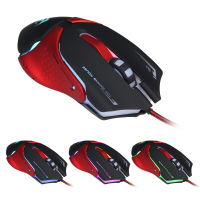 

Ergonomic Optical Professional Esport Gaming Mouse Mice Adjustable 3200 DPI Breathing LED Light 6 Buttons USB Wired for Mac Laptop