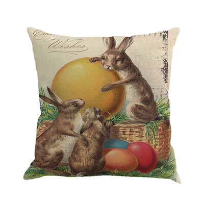 

Siaonvr Easter Sofa Bed Home Decoration Festival Pillow Case Cushion Cover