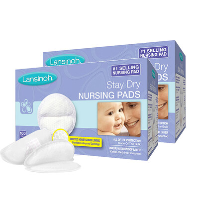 

Lansinoh Anti-overflow pads Honeycomb Breath Anti-overflow Pads High permeability Breast pads Daily disposable anti-overflow pads 100 tablets in 2 boxes