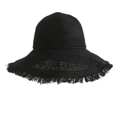 

Sydney Sun Hat Wave Beach Hat Foldable Korean Sun Hat Children Summer Sun Hat Knitted Hat