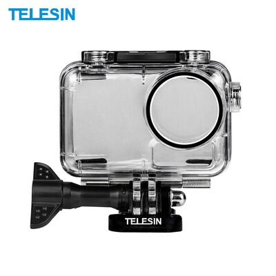

TELESIN 40m131ft Sports Camera Waterproof Case Protective Diving Housing Shell Cover Underwater Photography Accessories for DJI O