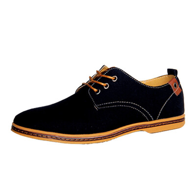 

Autumn new foreign trade mens canvas shoes British trend large size mens shoes Korean casual shoes factory direct sales
