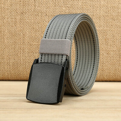 

New Unisex belt high quality Nylon Plastic Automatic buckle Men belt casual trend Men&Women sport cowboy pants belt