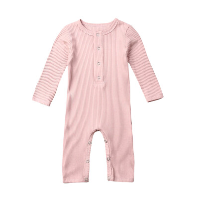 

US Newborn Baby Boy Girl Knitted Cotton Romper Jumpsuit One-Pieces Clothes 0-24M