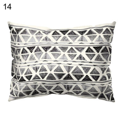 

Unique Geometric Pattern Pillow Case Cushion Cover Home Car Sofa Hotel Decor