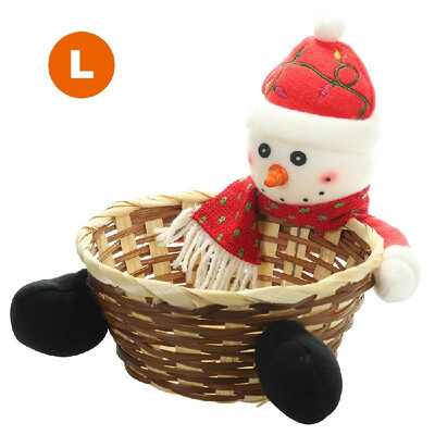 

Christmas Storage Basket Candy Box Storage Basket Holder Christmas Decorations Gifts Xmas Supplies