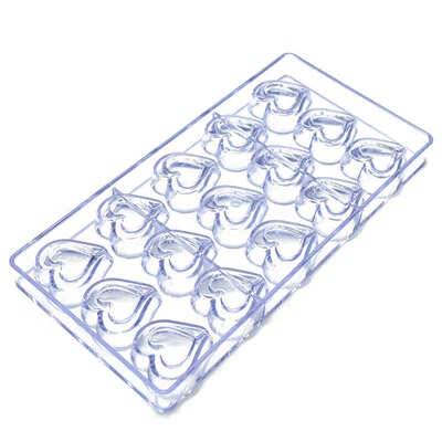 

Clear Hard Chocolate Maker DIY Diamond Candy Mold Fondant Cookies Chocolate Plastic Transparent Mold For Kitchen