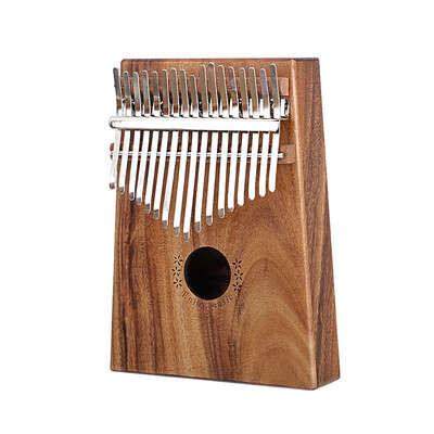 

Zimtown Natural Color 17 Key Kalimba Finger Piano Koa Body with Tuning Hammer And More