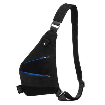 

BULLCAPTAIN Shoulder Chest Bags Men Crossbody Leather Messenger Belt Packs