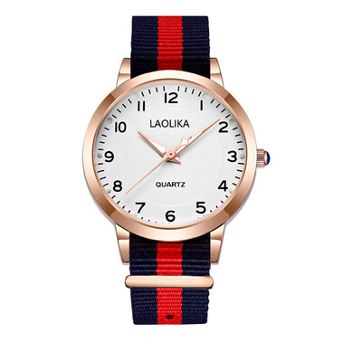 

Womens watch waterproof fashion 2018 new trend night light quartz womens watch leisure students Korean version of the simple atm