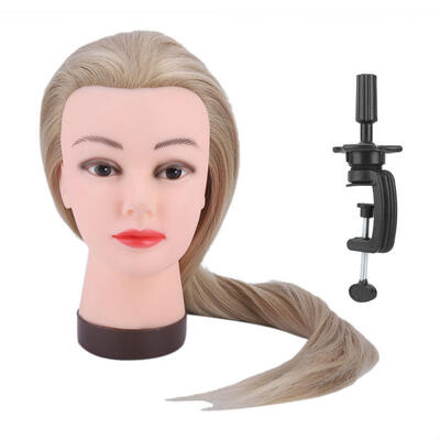 

Greensen Hairdressing Training Styling Practice Colors Wig Dummy Mannequin Head with Hair