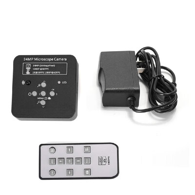 

34MP Full HD Industrial Electronic Digital Video Microscope Camera for Phone CPU PCB Repairing with Remote Control