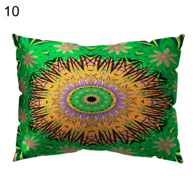 

Flower Leaf Bird Cube Plaid Pillow Case Cushion Cover Sofa Bed Car Cafe Decor