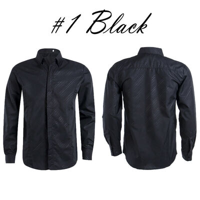 

Fashion Mens Luxury Stylish Dress Shirts Long Sleeve Slim Fit Casual T-Shirts