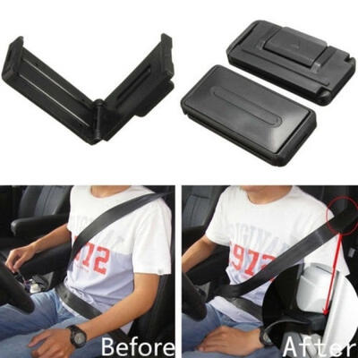 

2pcs Car Seat Belt Clips Seatbelt Buckle Shoulder Tension Adjuster Strap Clamp x