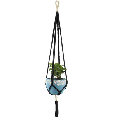

Cotton Rope Net Flower Plant Hanger Net Handmade Macrame Rope Plant Hanger Garden Flower Pot Holder Hanging Basket Decor