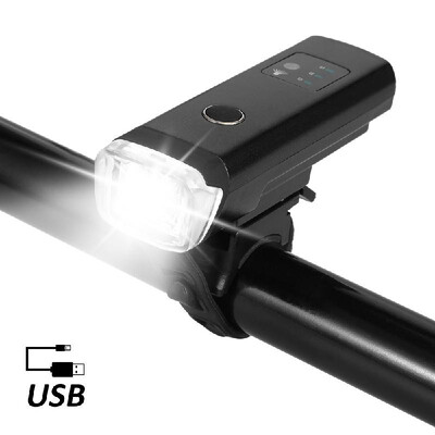 

Bike Front Light USB Charging Induction Bicycle Light Flashlight Cycling Waterproof Torch Bike Headlight