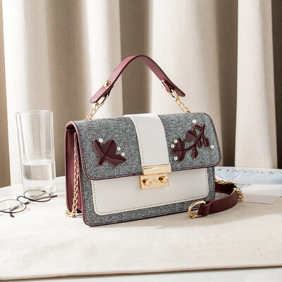 

Autumn&Winter Ins Hand-held Ladies Up-to-date Korean Version Baitao Chain Single Shoulder Slant Bag Fashion