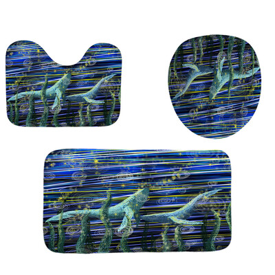 

〖Follure〗3pcs Non-Slip Bath Mat Bathroom Kitchen Carpet Doormats Decor