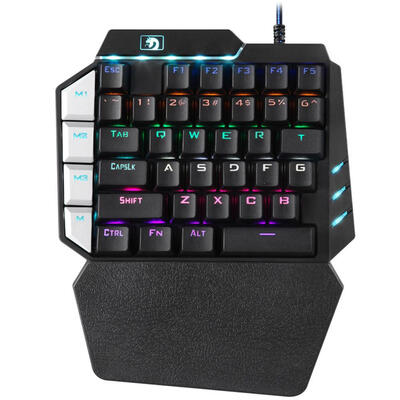 

K109 Universal Wired One-handed Gaming Keypad 38 Keys Mechanical Keyboard