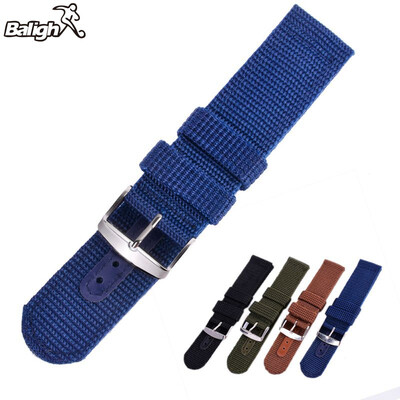

Military Army Nylon Wrist Watch Band Sports Outdoor Canvas Thicken Watches Strap