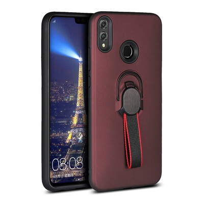 

Magnetic Car Mount Case Huawei Honor 8X Finger Ring Holder Case Huawei Honor 8X X8 JSN-L21 Hybrid TPU Armor Cover