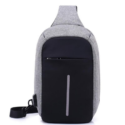 

USB Anti-theft Chest Package European&American Style Shoulder Bag