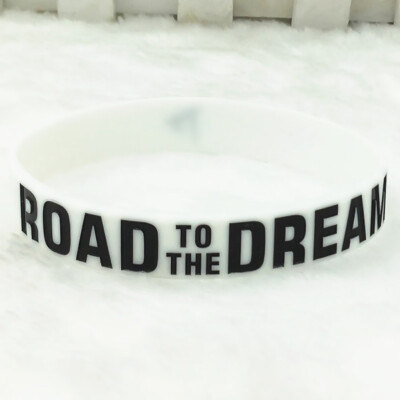 

Motivational Bracelets Silicone Rubber Band Elastic Wristbands