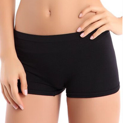 

Solid Comfortable Summer Women Shorts Solid Workout Waistband Skinny Shorts