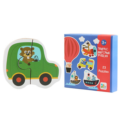 

Gotoamei Kids Baby Wooden Wood Animal Cognition Puzzle Fruit Learning Educational Toy