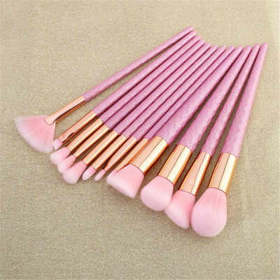 

〖Follure〗12Pcs Professional Cosmetic Makeup Brush Set Eyeshadow Foundation Blush Brushes