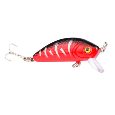 

1PCSlot 5cm 36g Fishing Crank Lure Minnow Hard Bait with 2 Fishing Hooks Fishing Tackle Lure 3D Eyes high quantity shock
