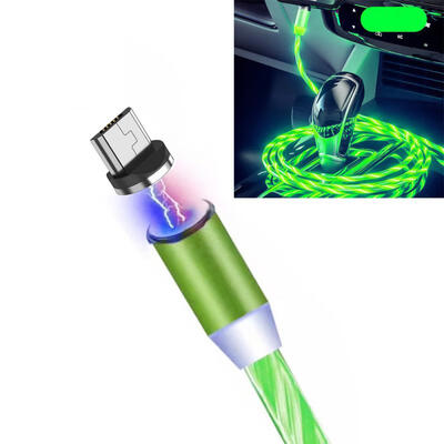 

Micro USB Magnetic Streamer Charging Cable Cord Line for Android Phones-1m