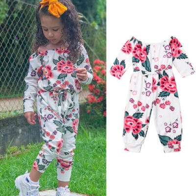 

US Toddler Baby Kid Girl Romper Bodysuit Jumpsuit Pants Leggings Outfit Clothes