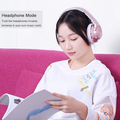 

SODO MH5 2 in 1 Bluetooth Headphones Twist-out Speaker Bluetooth 42 Over-ear Headset NFC FM Radio TF Card Reading 35mm Wired Ear