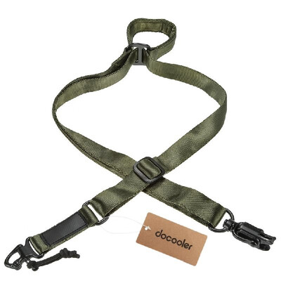 

Docooler Military Tactical Safety Two Points Outdoor Belt Sling Adjustable Strap