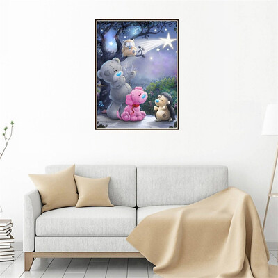 

Gobestart 5D Embroidery Paintings Rhinestone Pasted DIY Diamond Painting Cross Stitch