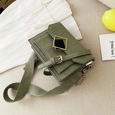 

Foreign air small bag female bag 2019 new fashion shoulder bag high sense French small group wild ins messenger bag