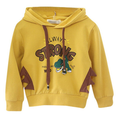 

Autumn Kids Baby Boy Cartoon Letters Print Hoodie Sweatshirts Casual Toddler Blouse Long Sleeve Outerwear