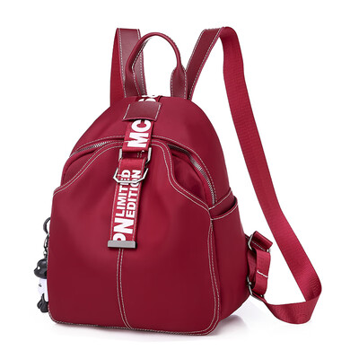 

Double - shoulder bag womens fashion casual Korean version travel backpack simple lady bag tide small Baoshen Department