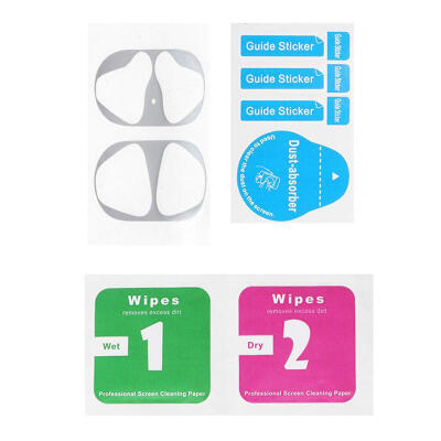 

Metal Dust Cover Protector Protection Sticker for AirPods Headphone Case Cover Shell Skin