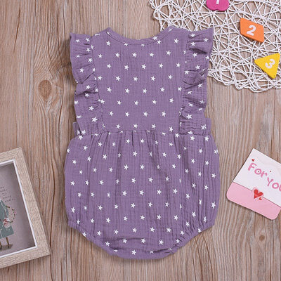 

WEIXINBUY New Cute Baby Romper Toddler Girls for Newborn Cotton Rompers