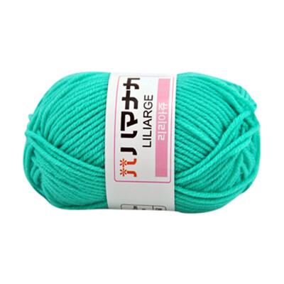 

Toponeto 1PC 25g Chunky Colorful Hand Knitting Milk Cotton Crochet Knitwear Wool A