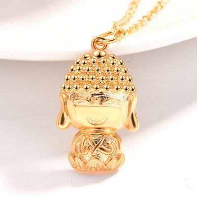

Gold Plated Buddha Pendant Necklace For Men And Women Perfect Useful Best