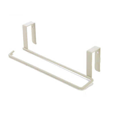 

1pc Cupboard Unit Shelf Kitchen Paper Towel Roll Holder Hanger Storage Rack Iron