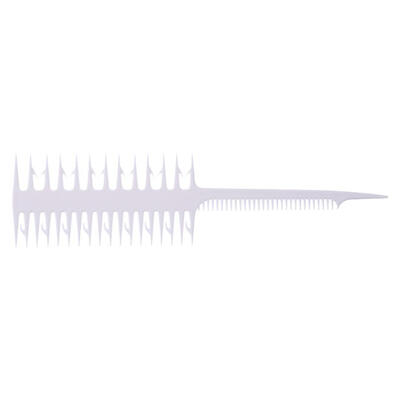 

Double Side Tooth Comb Hair Dyeing Tool Salon Fish Bone Shape Comb Brush
