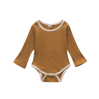 

Newborns Infant Baby Bodysuit Long Sleeve Solid Kids Girls Boys Bodysuits Jumpsuit Newborn Baby Clothes
