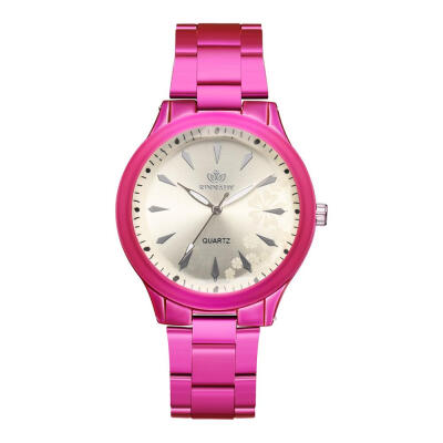 

Hot Womens Watches Business Dial Ladies Fashion Quartz Movement Wristwatch Multiple Colour Alloy Strap Clock Zegarki Damskie