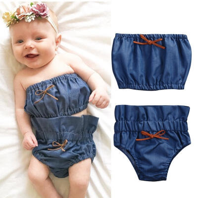 

Newborn Kids Baby Girl Infant Clothes TopsPants Set Toddler Sunsuit Outfits Hot
